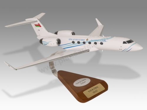 Gulfstream G-IV Oman Air Force Wood Handcrafted Replica Display Model