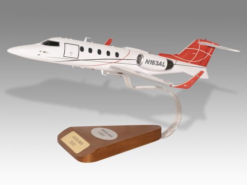 Learjet 31A Wood Handcrafted Replica Display Model