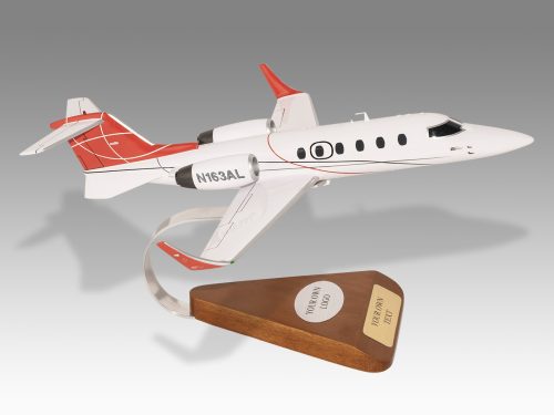 Learjet 31A Wood Handcrafted Replica Display Model