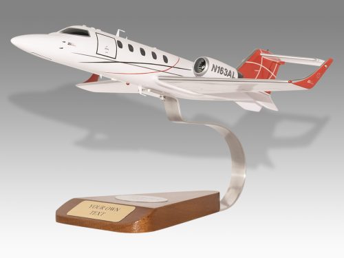 Learjet 31A Wood Handcrafted Replica Display Model