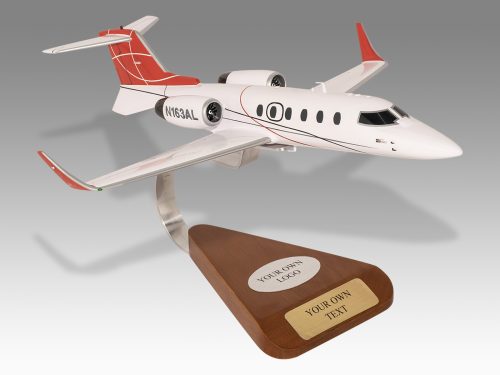 Learjet 31A Wood Handcrafted Replica Display Model