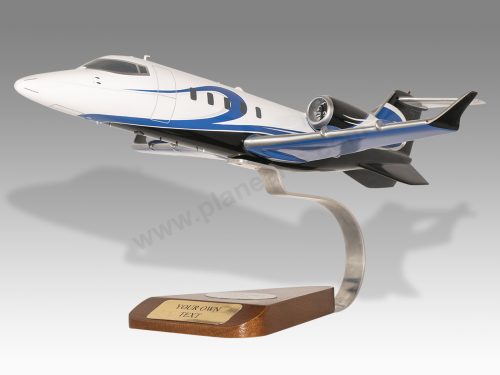 Learjet Lear 60XR Wood Handcrafted Replica Display Model