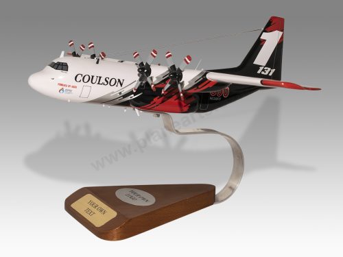 Lockheed C-130 Hercules Coulson Wood Handcrafted Replica Display Model