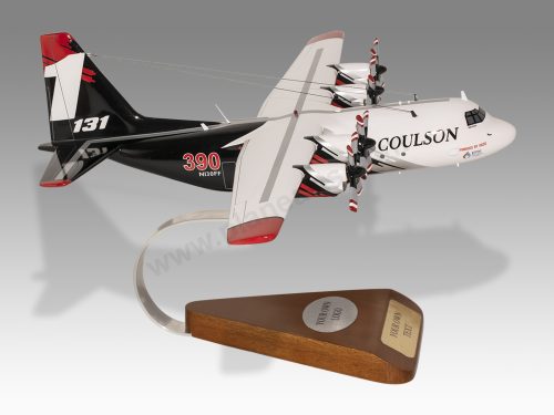 Lockheed C-130 Hercules Coulson Wood Handcrafted Replica Display Model