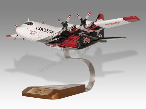 Lockheed C-130 Hercules Coulson Wood Handcrafted Replica Display Model