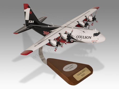 Lockheed C-130 Hercules Coulson Wood Handcrafted Replica Display Model