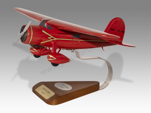 Lockheed Vega 5B Amelia Earhart Wood Handcrafted Replica Display Model