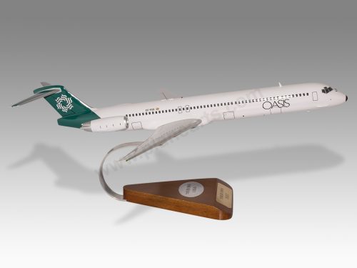 McDonnell Douglas MD-83 Oasis Wood Handcrafted Replica Display Model