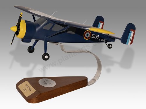 Max Holste MH.1521 Broussard Wood Handcrafted Replica Display Model