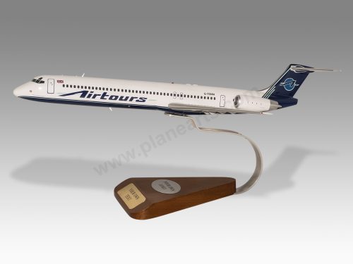 McDonnell Douglas MD-83 Airtours Wood Handcrafted Replica Display Model