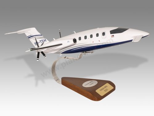 Piaggio P.180 Avanti II Wood Handcrafted Replica Display Model