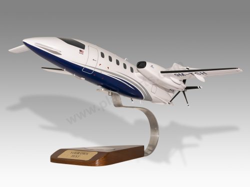 Piaggio P.180 Avanti II Wood Handcrafted Replica Display Model