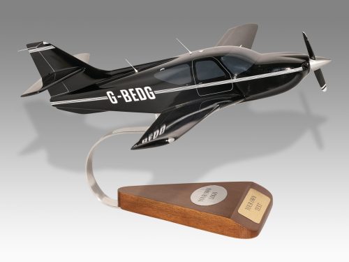 Rockwell Commander 112A Wood Handcrafted Replica Display Model