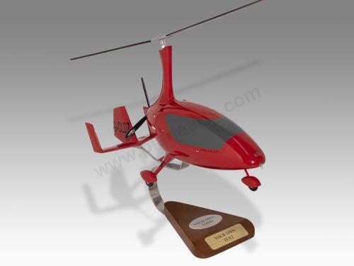 Rotorsport Calidus Wood Handcrafted Replica Display Model