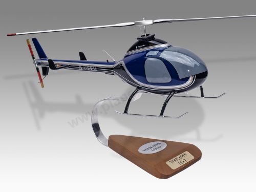 Rotorway Talon A600 Turbo Wood Handcrafted Replica Display Model