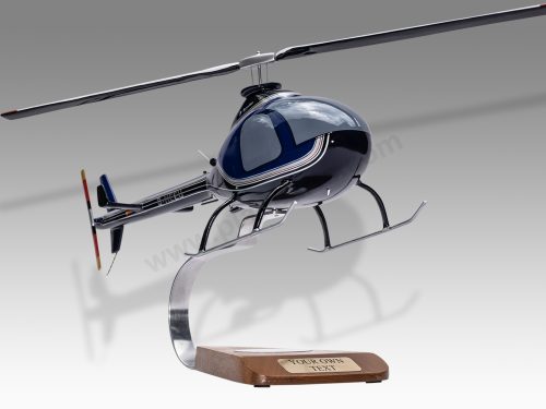 Rotorway Talon A600 Turbo Wood Handcrafted Replica Display Model