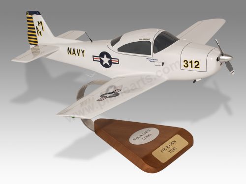 Ryan Navion US Navy 312 Wood Handcrafted Replica Display Model