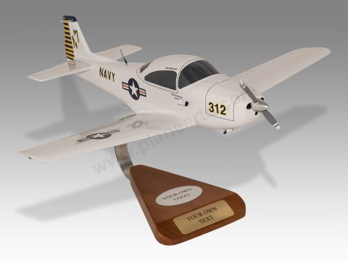 Ryan Navion US Navy 312 Wood Handcrafted Replica Display Model