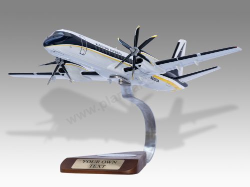 Saab 2000 Aleutian Airways Wood Handcrafted Replica Display Model