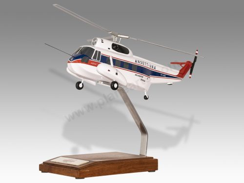 Sikorsky S-62A ANSETT ANA Wood Handcrafted Replica Display Model