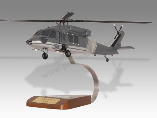 Sikorsky S-70 Hong Kong Flying Service Wood Handcrafted Replica Display Model