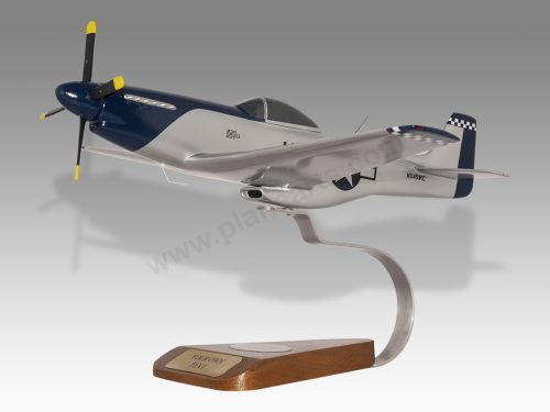 Thunder Mustang P51 Wood Handcrafted Replica Display Model