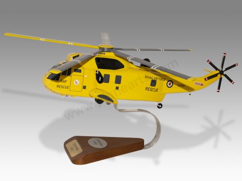 Westland Sea King RAF Rescue Wood Handcrafted Replica Display Model