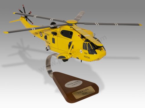 Westland Sea King RAF Rescue Wood Handcrafted Replica Display Model