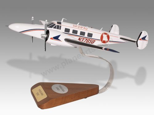 Beech 18 Skyway Wood Handcrafted Replica Display Model