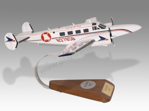 Beech 18 Skyway Wood Handcrafted Replica Display Model