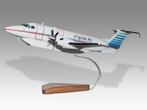 Beech 1900 1900C Alphine Air Wood Handcrafted Replica Display Model