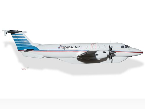 Beech 1900 1900C Alphine Air Wood Handcrafted Replica Display Model