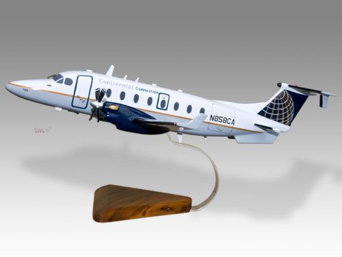 Beech 1900 1900D Continental Connection Wood Handcrafted Replica Display Model