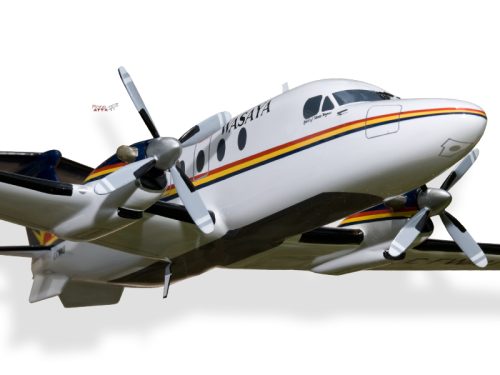 Beech 1900 1900D Wasaya Airways Wood Handcrafted Replica Display Model