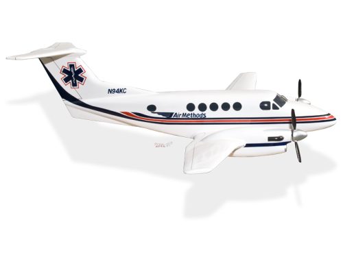 Beech 200 Air Method Wood Handcrafted Replica Display Model