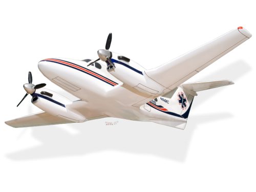 Beech 200 Air Method Wood Handcrafted Replica Display Model