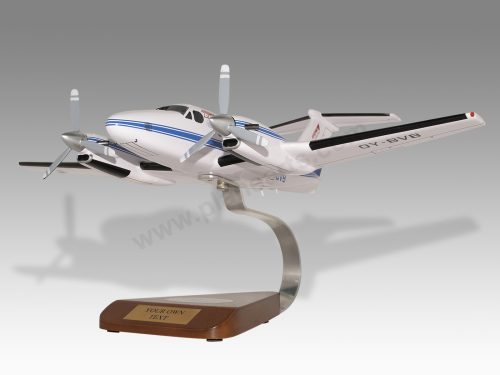 Beech 200 Super King Air DHL Wood Handcrafted Replica Display Model