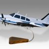 Beechcraft Baron 55 Version 2 Wood Handcrafted Replica Display Model