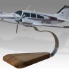 Beech 55 Aircraft Wood Handcrafted Replica Display Model