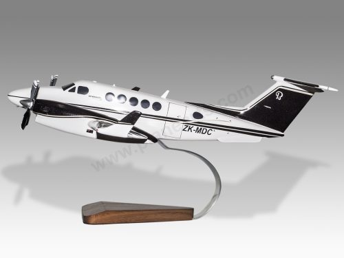 Beechcraft King Air B200 Wanganui Wood Handcrafted Replica Display Model