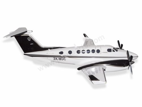 Beechcraft King Air B200 Wanganui Wood Handcrafted Replica Display Model