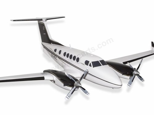 Beechcraft King Air B200 Wanganui Wood Handcrafted Replica Display Model