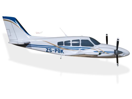 Beechcraft Baron 58 Wood Replica Scale Custom Model Aircraft