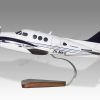 Beechcraft King Air Air Wanganui Wood Handcrafted Replica Display Model