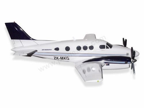 Beechcraft King Air Air Wanganui Wood Handcrafted Replica Display Model