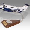 Beechcraft King Air 250 Wood Handcrafted Replica Display Model