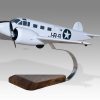 Beechcraft C-45 Expeditor Wood Handcrafted Replica Display Model