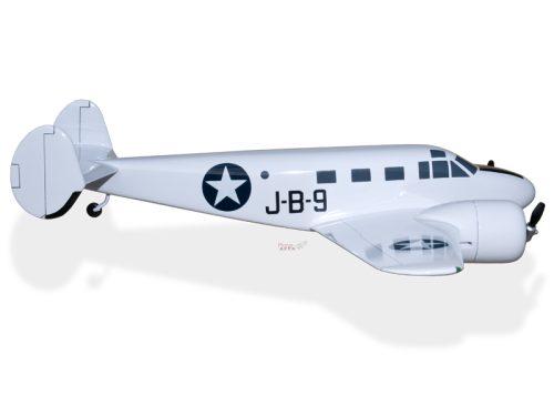 Beechcraft C-45 Expeditor Wood Handcrafted Replica Display Model