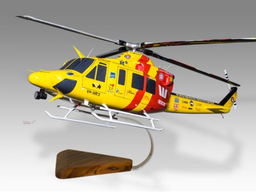 Bell 412 EP Westpac Life-Saver Wood Handcrafted Replica Display Model