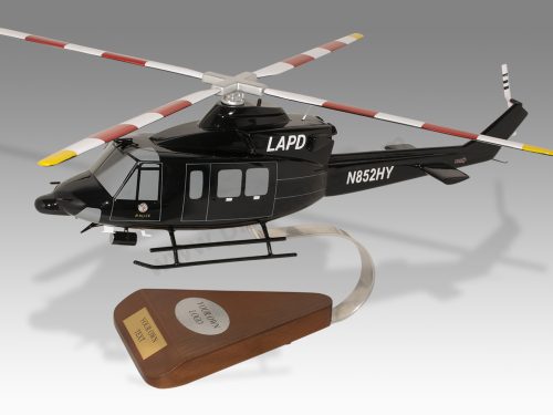 Bell 412 LAPD Police Eagle Wood Handcrafted Replica Display Model